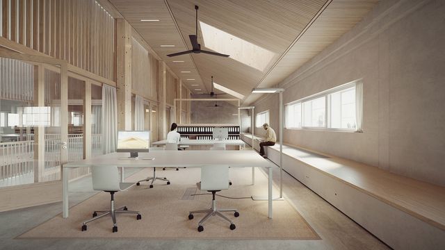 Innenansicht Bürobereiche | © VERBUND/Florian Nagler Architekten GmbH