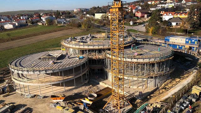 Das neue Haus entsteht Stück für Stück. © Porr