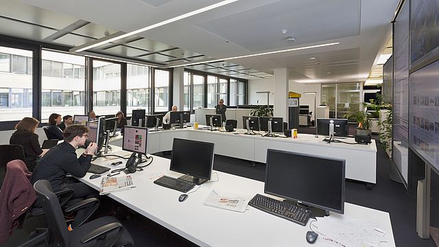 Der neue Newsroom © Andreas Bormann