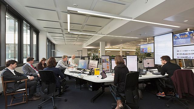 Das Herz der Braunschweiger Zeitung: Der Newsroom © Andreas Bormann