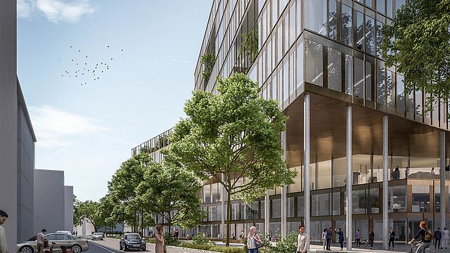 Das Verwaltungszentrum wird eine Bereicherung für NutzerInnen und Quartier darstellen. © Burtscher Durig ZT GmbH