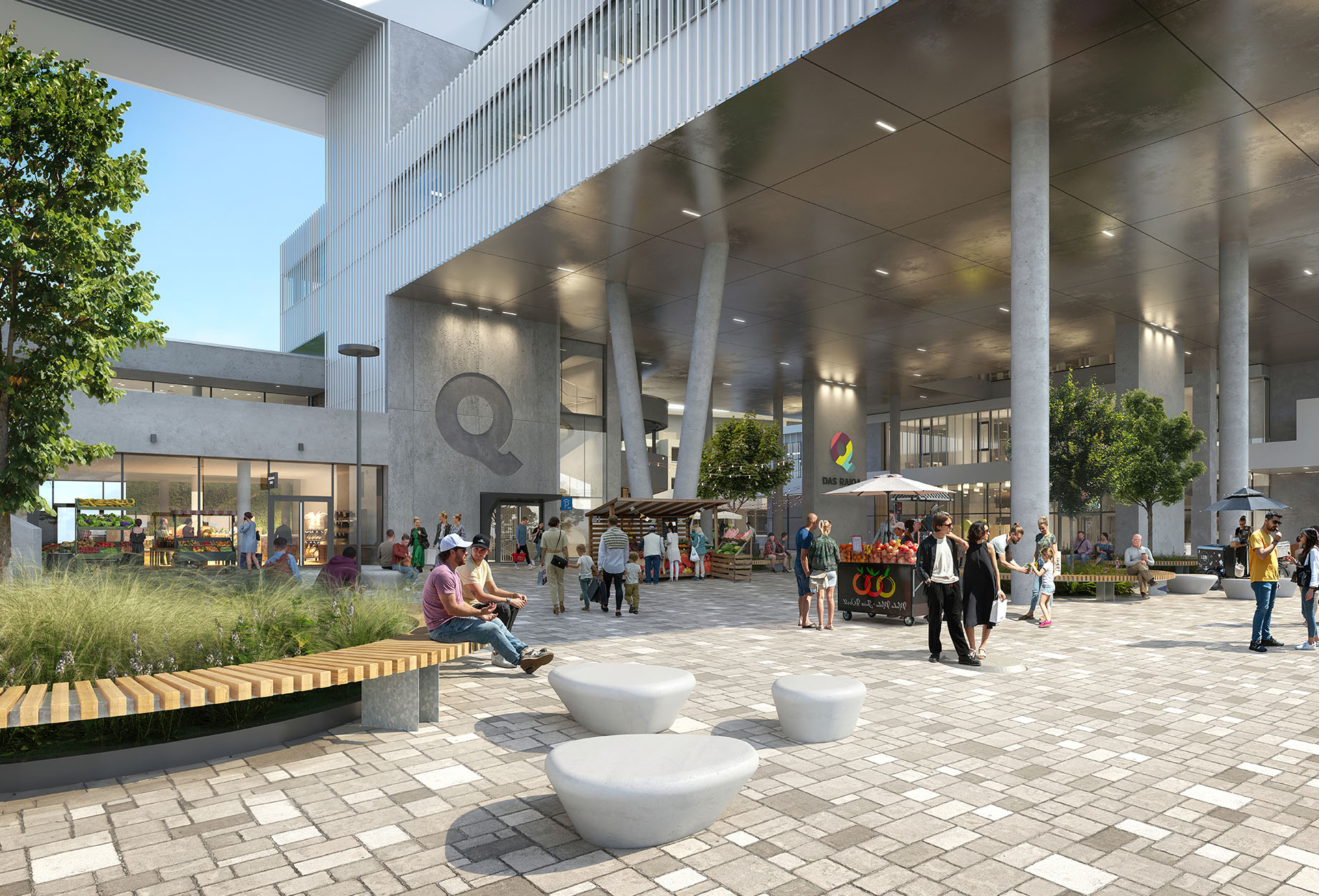 © Pichler und Traupmann Architekten (pxt) | Visualisierung @ Patricia Bagienski-Grandits